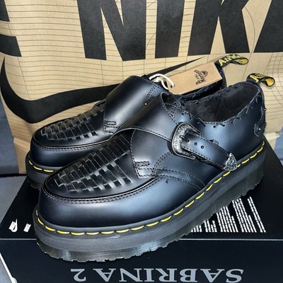 靴 Dr.Marten RamseyQuadStud Ramsey Quad Stud Platform Creepers in Black | Dr. Martens