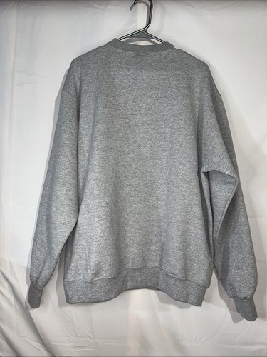 Notre Dame Fighting Irish Sweatshirt Womens Large Gray Champion Plaid Logo - Picture 5 of 5
