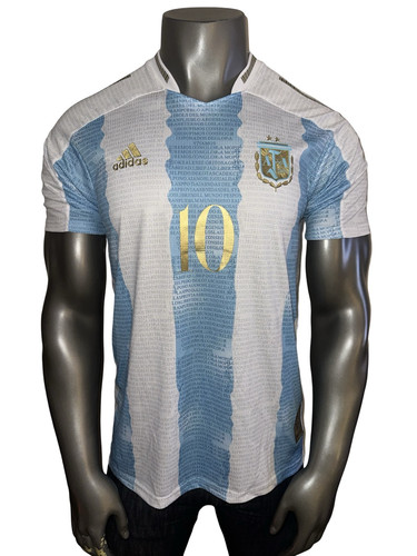 NWOT! Adidas Argentina Lionel Messi Commemorative 60th Maradona Men’s XL Jersey - Picture 1 of 13