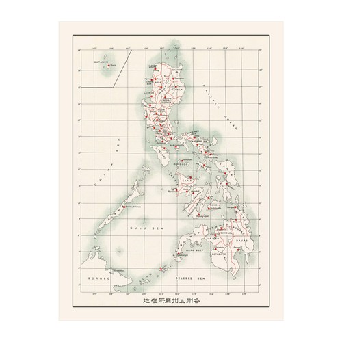 Old Map of Philippines 1910 - Vintage Philippines Art Wall D - Picture 6 of 29
