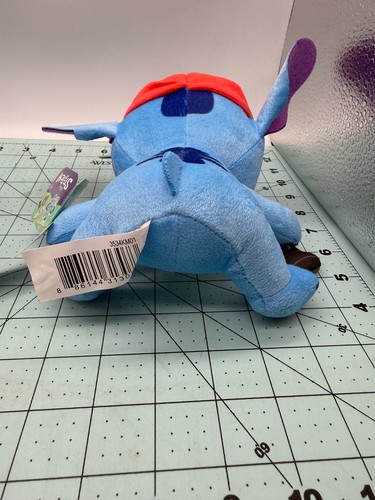 Disney Lilo & Stitch Sosteniendo Barra Pequeña 7 pulgadas Peluche Animal Solo Juega - Imagen 6 de 6