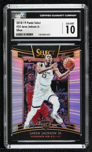 2018-19 Select Concourse Silver Prizm Jaren Jackson Jr CGC 10 Gem Mint Rookie RC
