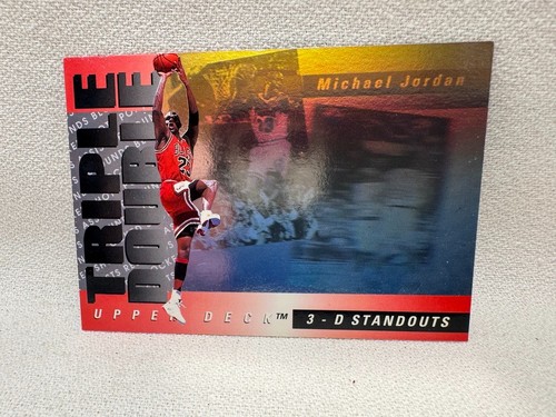 Upper Deck 3-D Standouts Hologram Card 1993 - Michael Jordan TD2 Chicago Bulls