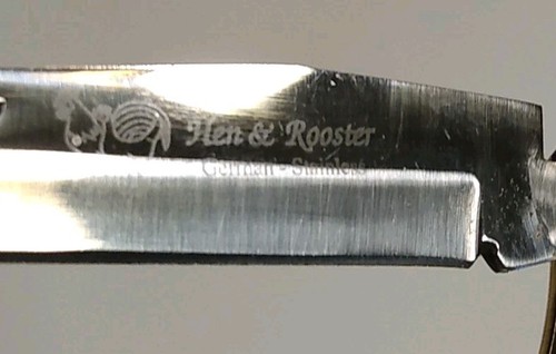 Hen & Rooster Spanish Style Toothpick Pocket Knife Ox Horn Handle Made in Spain - Picture 9 of 9