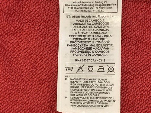 Kids Adidas Tracksuit Hoodie & Joggers  Set  Red Black Size  5-6 | Girls Outfit - Picture 12 of 15