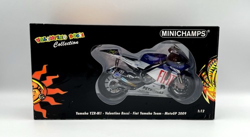 *MINT* Minichamps 1/12 - 2009 - Fiat Yamaha YZR-M1 Valentino Rossi Moto GP