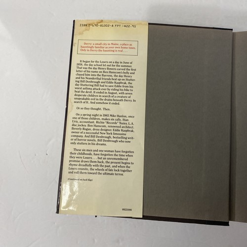 It by Stephen King (1986, Hardcover) - Foto 4 di 7