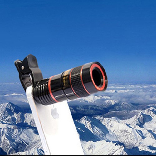 12 X Telephoto Mobile Phone Lens Cellphone Cameras Set with Tripod - Photo 4 sur 11