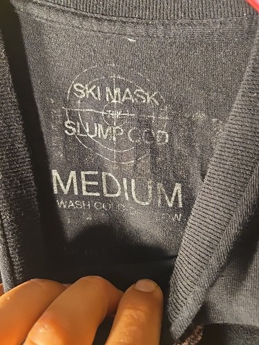 Ski Maske The Slump God Herren Konzert T-Shirt Schwarz Medium - Bild 4 von 6