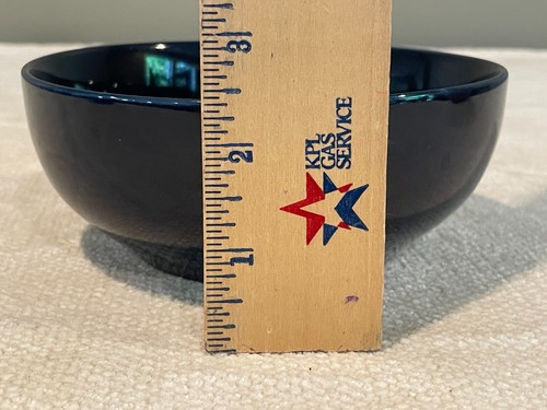 Mainstays Plain Stoneware 6" Soup or Cereal Bowl Navy Blue - Picture 5 of 5