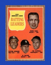 1962 Topps Set-Break # 51 AL Batting Leaders EX-EXMINT *GMCARDS*