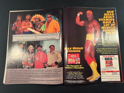 WWF Wrestling Program Survivor Series 1991 Hulk Hogan Undertaker Sid Snake Piper - Picture 6 of 8