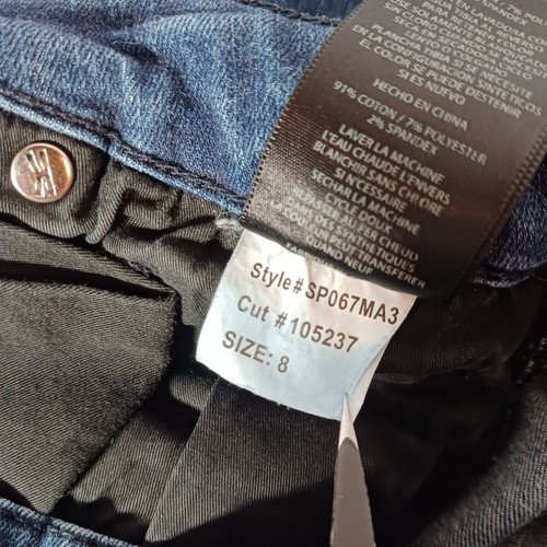 Kut from the Kloth Karen Baby Bootcut Jeans Women Sz 8 Dark Blue Stretch 30X34 - Picture 9 of 9