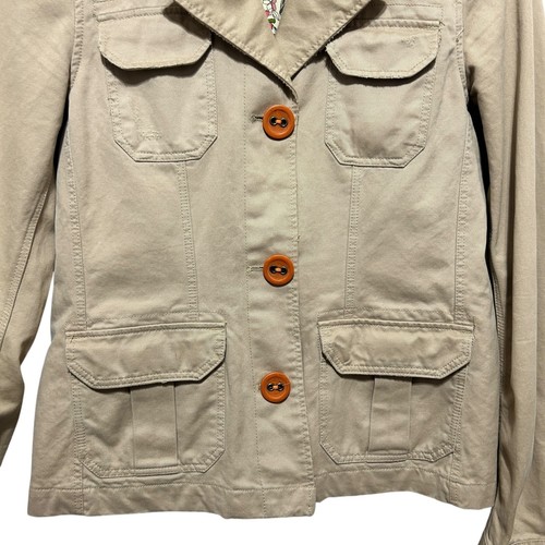 Y2k Old Navy Womens Utility Button Jacket S Khaki Grunge Streetwear Indie Sleaze - Picture 3 of 9