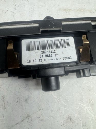 2011-2018 VOLVO S60 HEADLIGHT FOG LIGHT TRUNK DIMMER CONTROL SWITCH OEM 30739412 - Picture 4 of 7