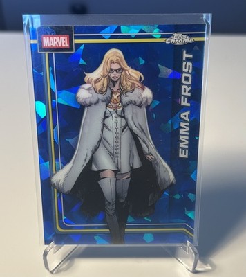 Emma Frost 2026 Topps Chrome Sapphire Marvel Base