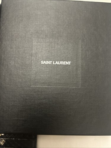 Saint Laurent Card Holder Leather Black, Dustbag And Box - Picture 4 of 13