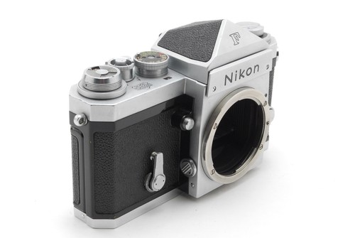[Near MINT+] Nikon F Eye Level Silver 35mm SLR Film Camera Non Ai 50mm f/2 JAPAN - Picture 2 of 24