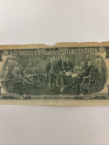 1976 Bicentennial $2 Dollar Star Note LOW SERIAL NUMBER Uncirculated, L12 - Picture 7 of 10