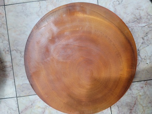 13" Inch Solid Wood Butcher Block One Piece End Grain Cutting Board Log Chinese - Picture 2 of 3