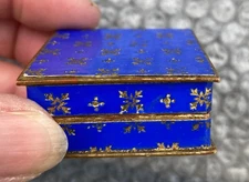 Superbe boite Miniature publicitaire Poupée circa XIXème (5)