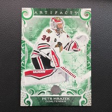 2024-25 UD - Artifacts - Base Goalies Petr Mrazek 104 Emerald 017/149
