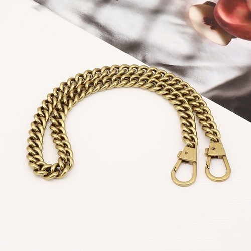 Fashion Replacement Retro Wide Metal Purse Chain For Strap Shoulder Bag Handbag - Picture 9 of 12