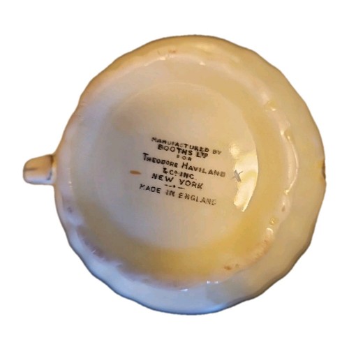 T Haviland Stände antike Zuckerdose floral gold vergoldet 1891-1944 A5328 - Bild 6 von 7