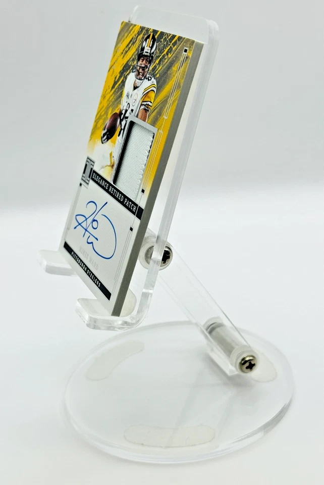 2024 Panini Impeccable Hines Ward Elegance 2-Color Patch Auto /75 Steelers - Image 4 of 4