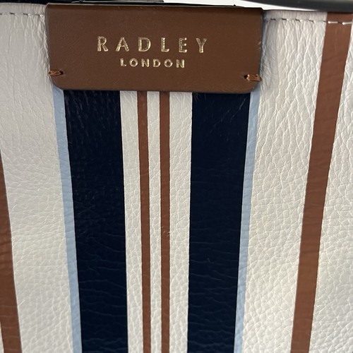 Radley London Hope Street Leder Schultertasche Chalk Stripe 2022 Medium - Bild 10 von 17