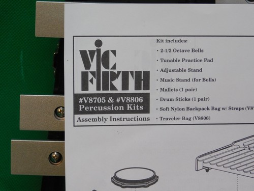 Vic Firth - V8705 - Kit de percusión con bolsa rodante - Envío gratuito - Imagen 5 de 9