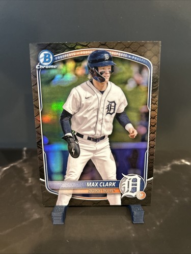 2025 Bowman Chrome Prospects - Max Clark Reptilian Refractor - Tigers - #BCP-24