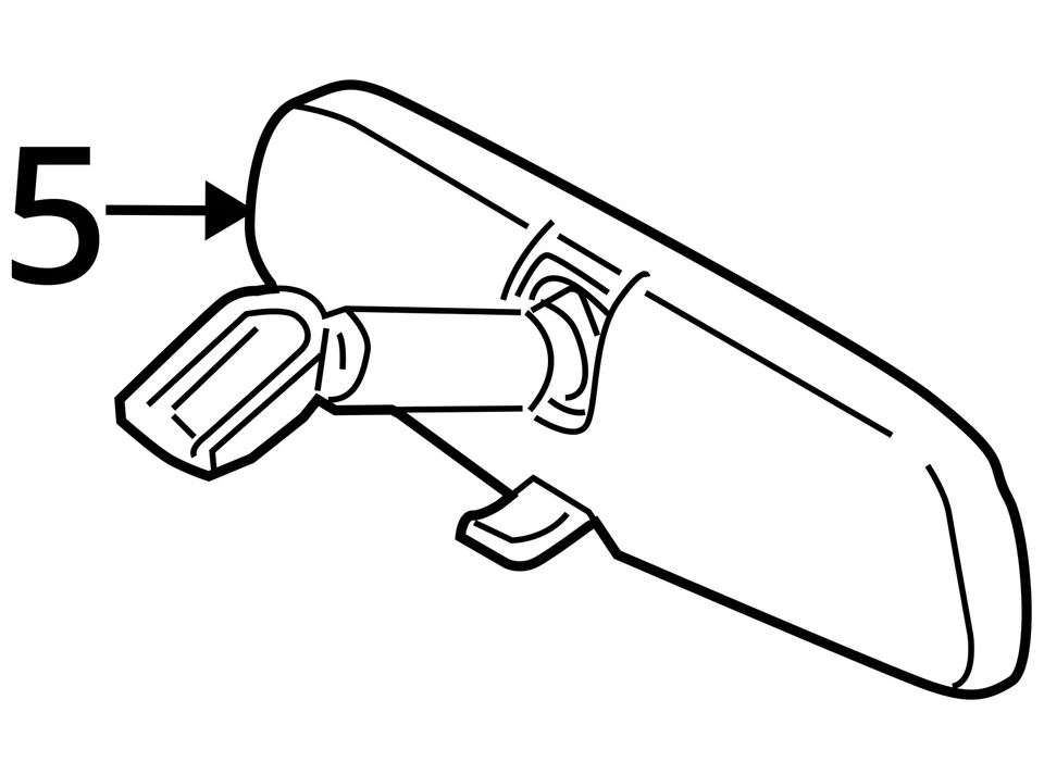 Espejo retrovisor atenuación automática para 10-17 SEQUOIA 6788793 Foto 4 de 4