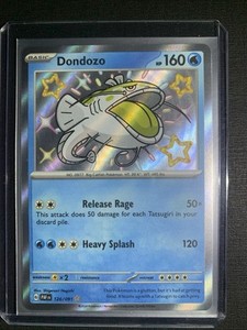 Dondozo Pokemon Paldean Fates 126/091 Shiny Holo Rare NM