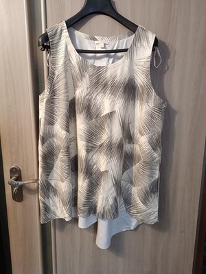 Women COS Shirt Grey Viscose L