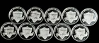 Lot of 10 x 1 Gram .999 Fine Silver Rounds PSC Lincoln Shield Fractional Silver