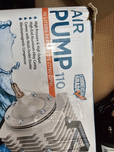 1750 GPH Active Aqua AAPA110L 12 Auslässe, 110W kommerzielle Luftpumpe - Bild 10 von 16