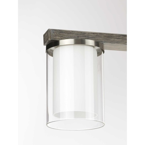 Progress Lighting P400190 Mast 38"W 4 Light Linear Chandelier - Nickel - Picture 12 of 12