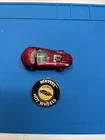 Updated Pics 1967 Original Mattel Hot Wheels Redline Silhouette Metallic Red Tan
