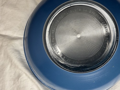 Cuenco mezclador vintage PYREX 325 2,5 litros azul pálido fondo transparente - Imagen 4 de 9