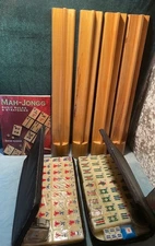 Vintage Jumbo Mahjong Game Set ~ Never Used ~ Still has cellophane! 