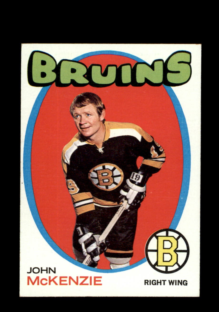 1971-72 Topps #82 John McKenzie Boston Bruins EX-MT