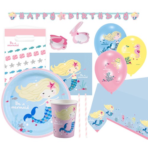 Amscan "Be a Mermaid" Sirena - Decoración Fiesta Cumpleaños Niños - Imagen 1 de 10