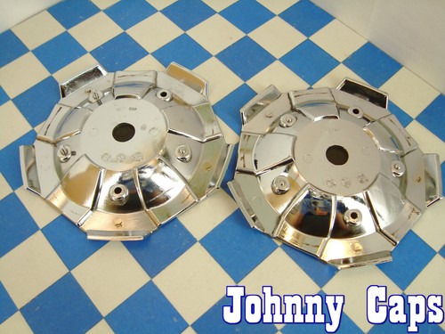 CEC Wheels Chrome Custom Wheel Center Cap #C725 CAP. Caps (2) - Picture 6 of 9