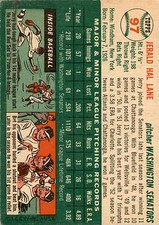 1954 Topps 97 Jerald Hal Lane RC VG #D343772