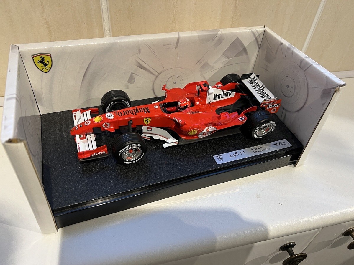 1/18 Hot Wheels Ferrari 248 F1 シューマッハ #5 Hot Wheels Ferrari 248 F1 #5 Michael Schumacher 2006 Italy GP 90