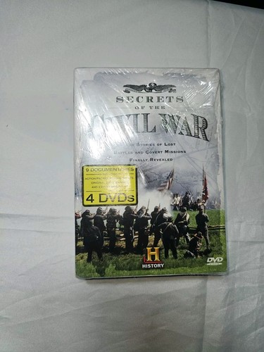 Secrets Of The Civil War (DVD, 2008, 4-Disc Set) History Channel - New Sealed