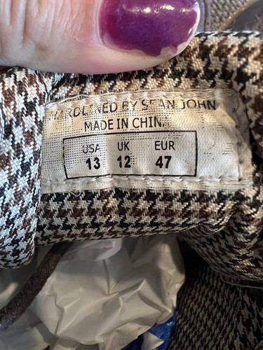 Stivali uomo Sean John Kingswood taglia 13 marrone e oliva - Foto 5 di 6