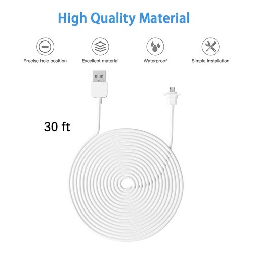 9m/29.5ft Cable Compatible with eufyCam 2C & 2C ONLY Z7C9 - Picture 4 of 7