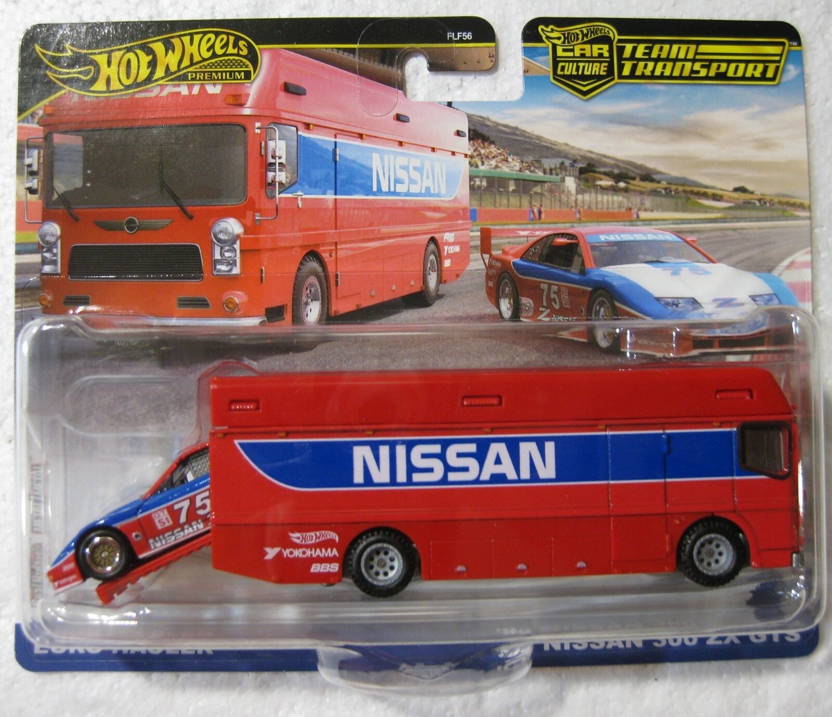 s_boy Hot Wheels 2024 Team Transport EURO HAULER & '94 NISSAN 300